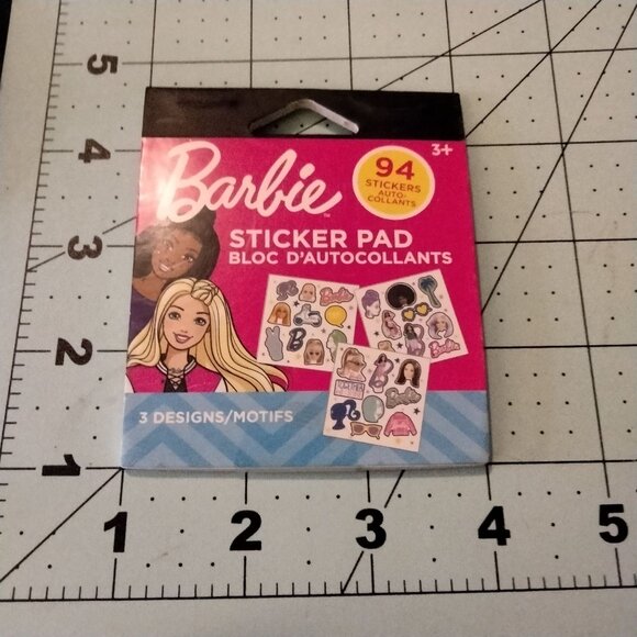 Barbie Sticker Pad With 94 Kids Crafts Scrapbooks Junk Journal Party Favor - Picture 3 of 5